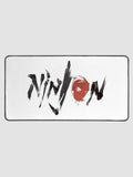 NINJON logo desk mat for miniature painting workspace