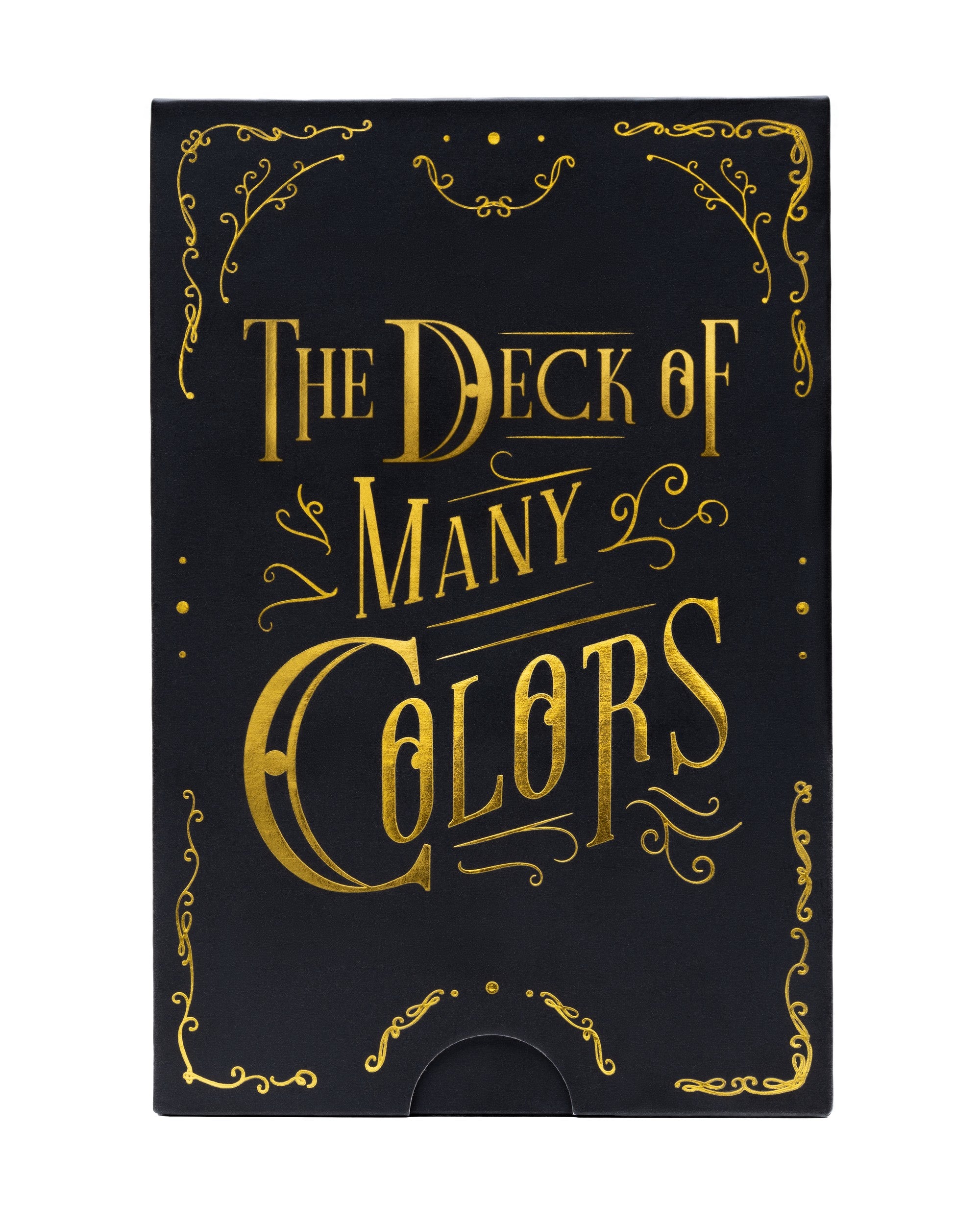 Deck of Many Colors Fantasy edition — front of tuck box
