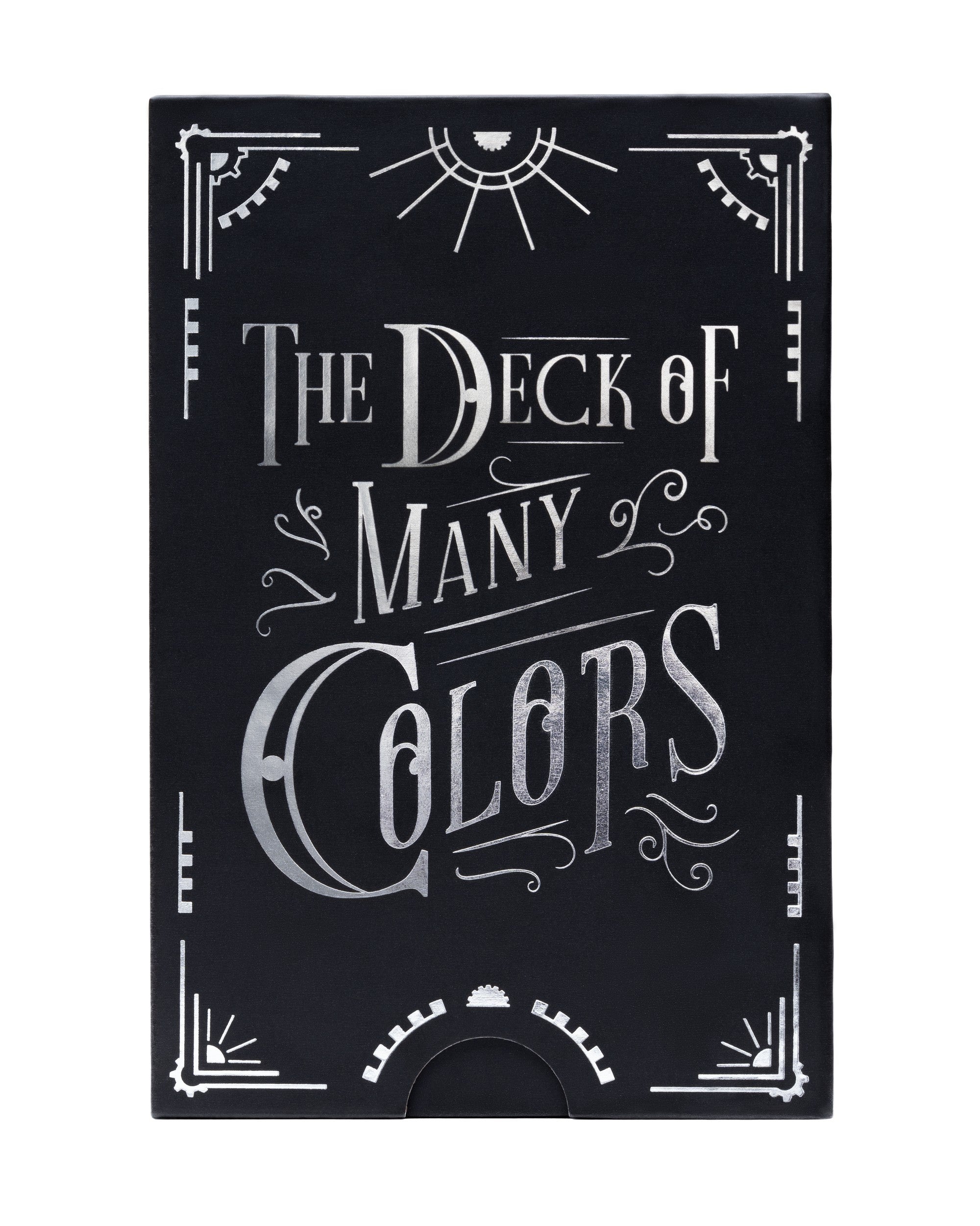 Deck of Many Colors Sci-Fi edition — front of tuck box
