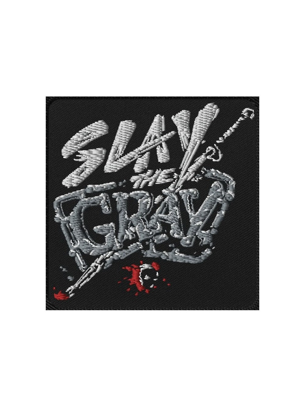 NINJON Slay the Gray Embroidered Patch